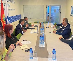Italijanski senator Manuele Vescovi posjetio UPCG
