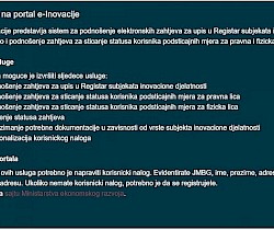 U toku upis u Registar inovacione djelatnosti
