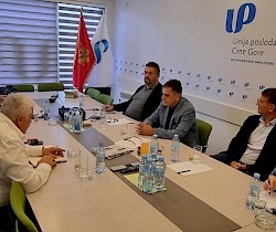 Održan sastanak socijalnih partnera UPCG, USSCG i SSCG
