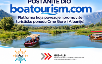 JAVNI POZIV TURISTIČKIM SUBJEKTIMA IZ CRNE GORE I ALBANIJE